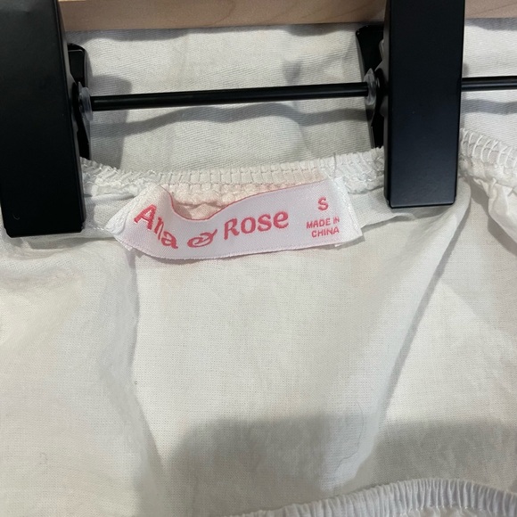 Ana & Rose Boho Embroidered Peasant Blouse | Cottagecore Floral Top Small - Picture 4 of 4